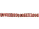 CzechMates Glass 3 x 6mm ColorTrends Saturated Metallic Grenadine 2-Hole Brick Bead Strand