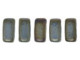CzechMates Glass 3 x 6mm Matte Iris Brown 2-Hole Brick Bead Strand