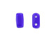 CzechMates Glass 3 x 6mm Indigo 2-Hole Brick Bead Strand