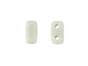 CzechMates Glass 3 x 6mm Matte Ashen Gray 2-Hole Brick Bead Strand