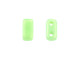 CzechMates Glass 3 x 6mm Sueded Gold Honeydew 2-Hole Brick Bead Strand