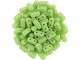 CzechMates Glass 3 x 6mm Sueded Gold Honeydew 2-Hole Brick Bead Strand