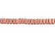 CzechMates Glass 3 x 6mm ColorTrends Saturated Metallic Blooming Dahlia 2-Hole Brick Bead Strand