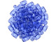 CzechMates Glass 3 x 6mm ColorTrends Transparent Riverside 2-Hole Brick Bead Strand