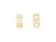 CzechMates Glass 3 x 6mm Twilight Crystal 2-Hole Brick Bead Strand