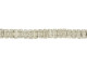 CzechMates Glass 3 x 6mm ColorTrends Transparent Sharkskin 2-Hole Brick Bead Strand