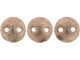 CzechMates Glass 6mm ColorTrends Saturated Metallic Autumn Maple 2-Hole Lentil Bead
