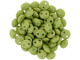 CzechMates Glass 6mm Pacifica Avocado 2-Hole Lentil Bead Strand