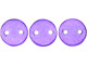 CzechMates Glass 6mm ColorTrends Transparent Bodacious 2-Hole Lentil Bead Strand