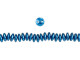 CzechMates Glass 6mm ColorTrends Saturated Metallic Marina 2-Hole Lentil Bead Strand