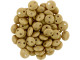 CzechMates Glass 6mm Pacifica Macadamia 2-Hole Lentil Bead Strand