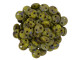 CzechMates Glass 6mm Chartreuse Picasso 2-Hole Lentil Bead Strand