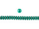 CzechMates Glass 6mm ColorTrends Saturated Metallic Arcadia 2-Hole Lentil Bead Strand