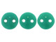 Bring a unique element to your jewelry designs with these CzechMates Lentil beads. These beads feature a puffed disc or lentil shape with two stringing holes. It's a great option for bead weaving, stringing and embroidery. These pressed Czech glass beads are softly rounded, so they won't cut your thread. They are sure to add stability, definition and shape to designs. They feature rich turquoise blue color. 