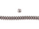 CzechMates Glass 6mm ColorTrends Saturated Metallic Almost Mauve 2-Hole Lentil Bead Strand