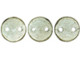CzechMates Glass 6mm ColorTrends Transparent Sharkskin 2-Hole Lentil Bead Strand