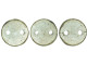 CzechMates Glass 6mm ColorTrends Transparent Sharkskin 2-Hole Lentil Bead Strand