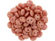 CzechMates Glass 6mm Pacifica Watermelon 2-Hole Lentil Bead Strand