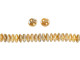 CzechMates Glass 6mm Milky Jonquil Celsian 2-Hole Lentil Bead Strand