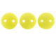 CzechMates Glass 6mm Matte Luster Iris Custard 2-Hole Lentil Bead Strand