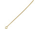 Yellow Plated Eye Pin, 1-1/2", Thin (ounce)