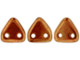 CzechMates Glass 6mm Sunset Maple Two-Hole Triangle Bead Pack 2.5-Inch Tube