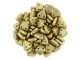 CzechMates 2-Hole Triangle Beads 6mm - Matte Metallic Flax