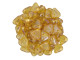 CzechMates 2-Hole Triangle Beads 6mm - Topaz / Champagne Luster