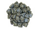 CzechMates 2-Hole Triangle Beads 6mm - Matte Brown Iris