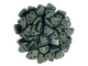 CzechMates 2-Hole Triangle Beads, 6mm, 10 Gram Tube, Polychrome - Aqua Teal