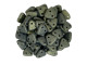 CzechMates 2-Hole Triangle Beads 6mm - Dark Green Metallic Suede