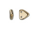 CzechMates Glass 6mm Bronze Two-Hole Triangle Bead Pack 2.5-Inch Tube
