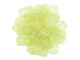 CzechMates Glass 6mm 4-Hole Sueded Gold Jonquil QuadraTile Bead 2.5-Inch Tube