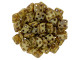 CzechMates Glass 6mm 4-Hole Opaque Lt Beige Picasso QuadraTile Bead 2.5-Inch Tube