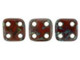 Creative beaded designs start with innovative beads like these CzechMates QuadraTile Beads. These thin square-shaped beads feature rounded corners and a stringing hole in each of the four corners. You can add these beads to designs in unique ways. Stack and layer them, use them in multi-strand designs, add them to bead embroidery and more. There are so many possibilities with these little squares. Use them with other CzechMates beads for amazing dimensional creations. 