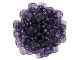 CzechMates Glass 6mm 4-Hole Tanzanite QuadraTile Bead 2.5-Inch Tube