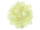 CzechMates Glass 6mm 4-Hole Luster Iris Milky Jonquil QuadraTile Bead 2.5-Inch Tube