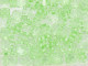 CzechMates Glass 6mm 4-Hole Peridot QuadraTile Bead 2.5-Inch Tube