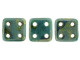 Creative beaded designs start with innovative beads like these CzechMates QuadraTile Beads. These thin square-shaped beads feature rounded corners and a stringing hole in each of the four corners. You can add these beads to designs in unique ways. Stack and layer them, use them in multi-strand designs, add them to bead embroidery and more. There are so many possibilities with these little squares. Use them with other CzechMates beads for amazing dimensional creations. 