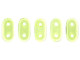 CzechMates Glass 3 x 6mm 2-Hole Jonquil Bar Bead 2.5-Inch Tube