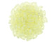 CzechMates Glass 3 x 6mm 2-Hole Milky Jonquil Bar Bead 2.5-Inch Tube