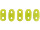 CzechMates Glass 3 x 6mm 2-Hole Pacifica Honeydew Bar Bead 2.5-Inch Tube
