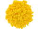 CzechMates Glass 3 x 6mm 2-Hole Opaque Sunflower Yellow Bar Bead 2.5-Inch Tube