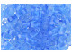 CzechMates Glass 3 x 6mm 2-Hole Sapphire Bar Bead 2.5-Inch Tube