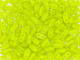 CzechMates Glass 3 x 6mm 2-Hole Matte Chartreuse Bar Bead 2.5-Inch Tube