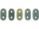 CzechMates Glass 3 x 6mm 2-Hole Pacifica Poppy Seed Bar Bead 2.5-Inch Tube