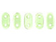 CzechMates Glass 3 x 6mm 2-Hole Peridot Bar Bead 2.5-Inch Tube