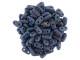 CzechMates Glass, 2-Hole Bar Beads 6x2mm, Matte Blue Iris