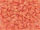 CzechMates Glass 3 x 6mm 2-Hole Pacifica Strawberry Bar Bead 2.5-Inch Tube