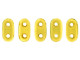CzechMates Glass 3 x 6mm 2-Hole Topaz Bar Bead 2.5-Inch Tube